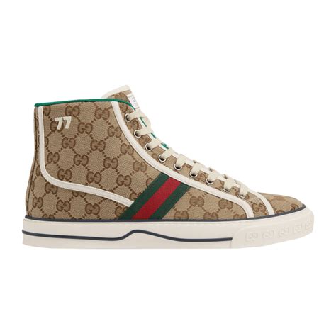 real gucci sneakers|gucci men sneakers high top.